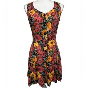 JONI BLAIR / Floral Vintage Romper / Size 7